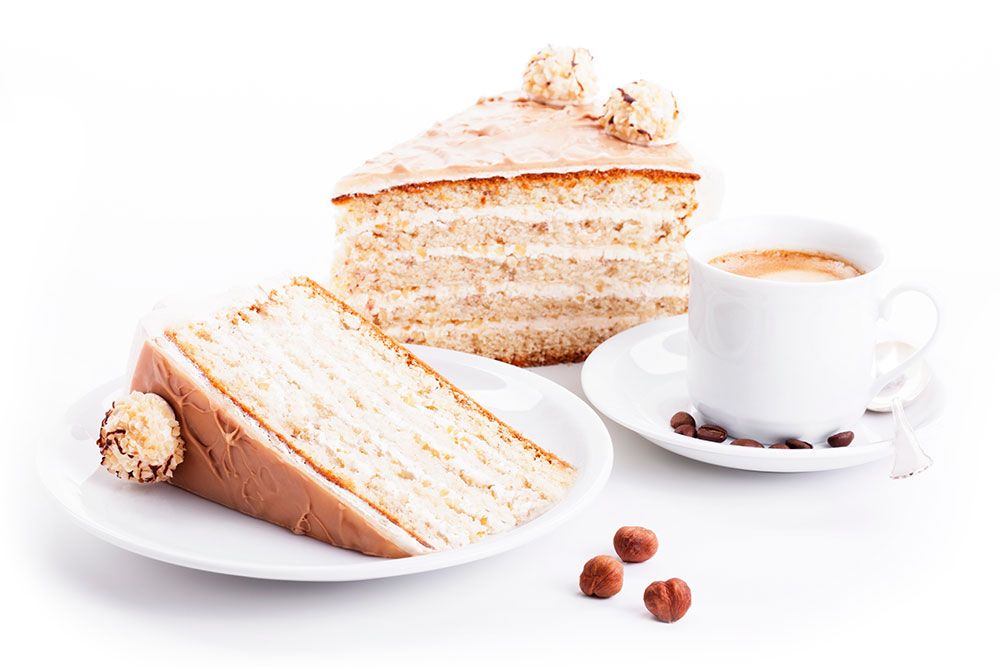 Kuchen und Kaffee