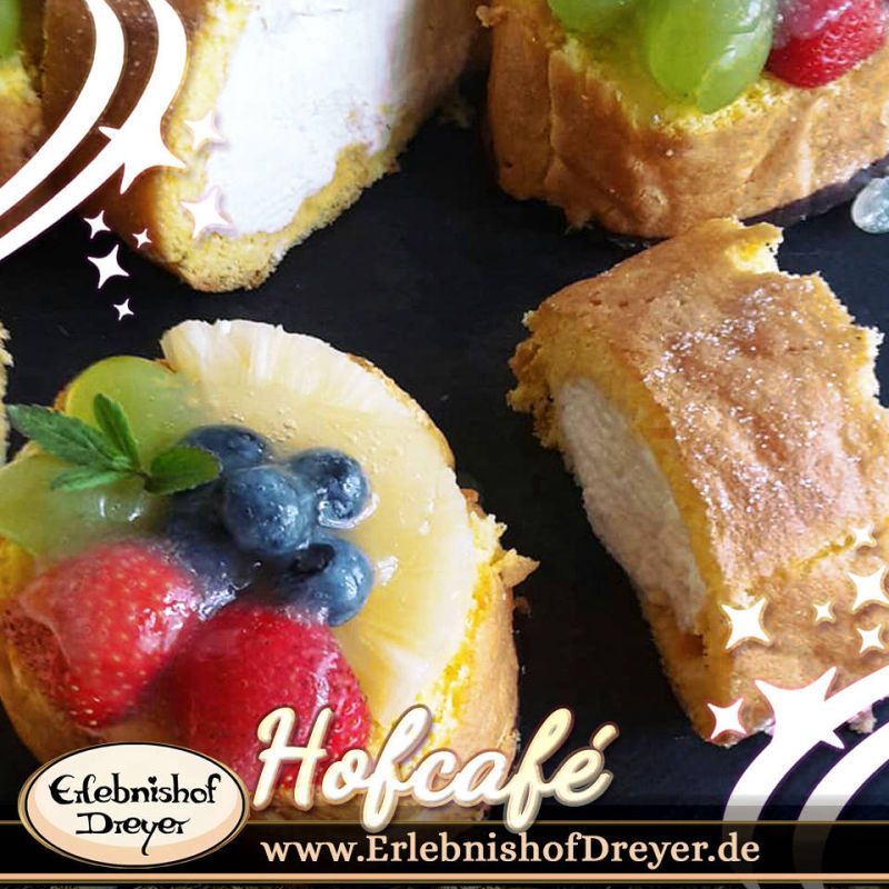Erlebnishof Dreyer - Hofcafé Gebäckteilchen